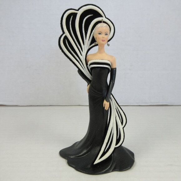 HALLMARK Christmas Keepsake Ornament 45th Anniversary BARBIE Lighted Stand 2004 - Picture 1 of 16